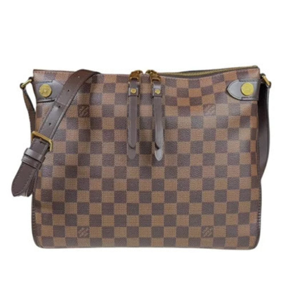 Louis Vuitton Duomo Damier Shoulder Bag Canvas Brown